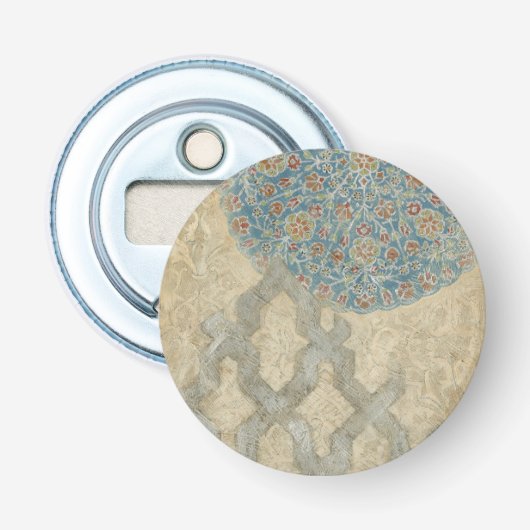 Décapsuleur Tapisserie d'argent décoratif Arrangement floral (Devant)