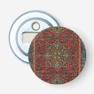 Décapsuleur Tapisserie de tapis persan rouge bleu classique