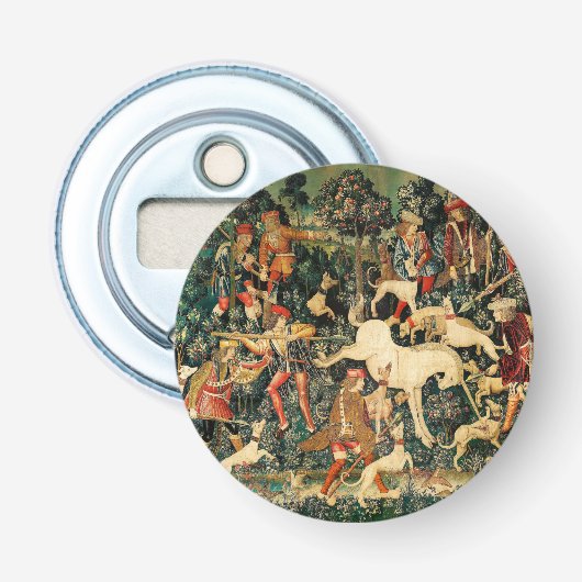 Décapsuleur Tapisseries de licorne Classique médiéval défend l (Devant)
