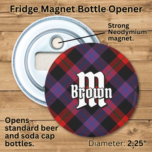 Décapsuleur Tartan Clan Brown