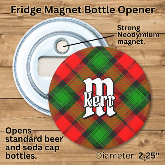 Décapsuleur Tartan du clan Kerr