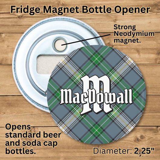 Décapsuleur Tartan du clan MacDowall