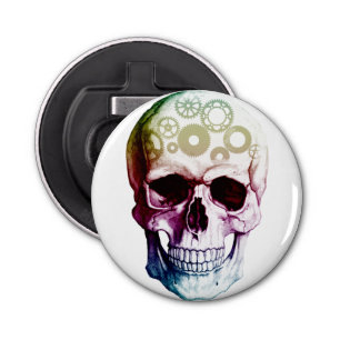 Décapsuleur Tatouage moderne de crâne