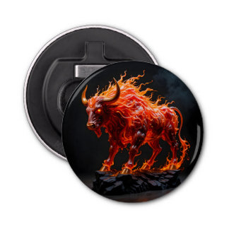 Décapsuleur Taureau de feu mythique