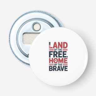 Décapsuleur Terre de la Liberté Chemise USA Maison des Brave