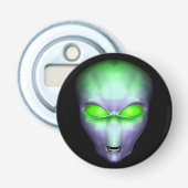 Décapsuleur Tête Alien verte (Devant)