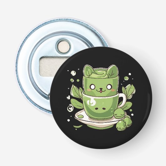 Décapsuleur thé vert matcha (Devant)