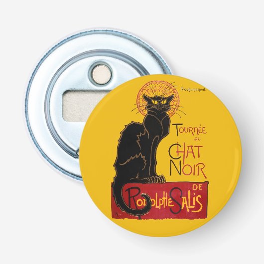 Décapsuleur Theophile Steinlen - Le Chat Noir Vintage (Devant)