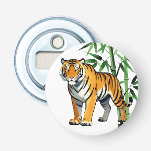 Décapsuleur Tigre de dessin animé Cadeau Amateur de tigre Oran