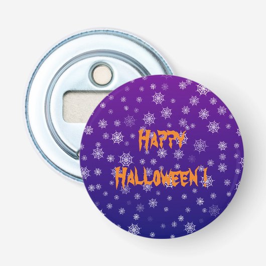 Décapsuleur Toile d'araignée Halloween (Devant)