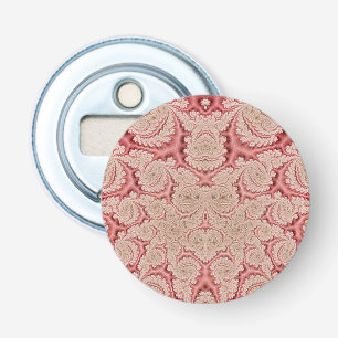 Décapsuleur Tons de corail rose Tan et beige 3D Fractal ~