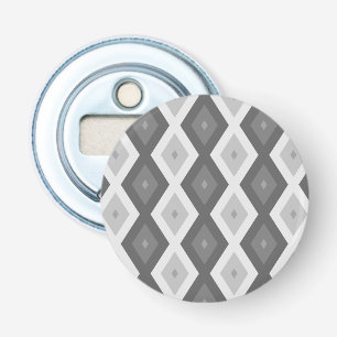 Décapsuleur Tons de motif de diamant gris