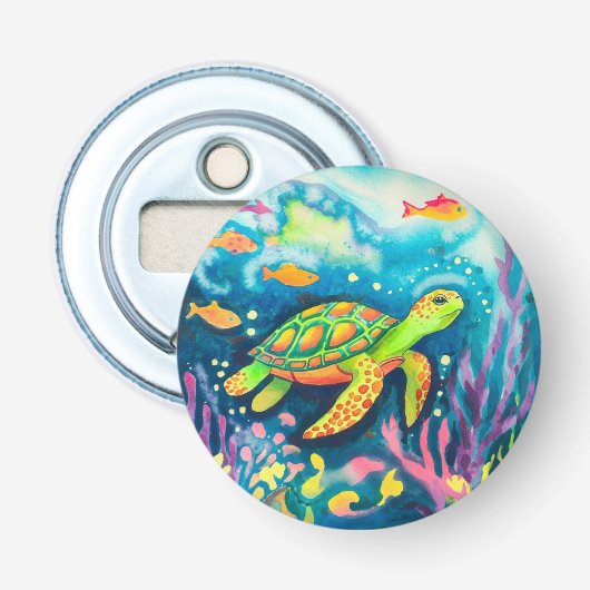 Décapsuleur Tortue à peinture (Devant)