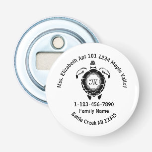 Décapsuleur Tortue de mer noire Diamond Perdue Famille Adresse