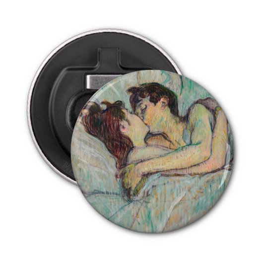 Décapsuleur Toulouse-Lautrec - En Lit, Baiser (Devant)