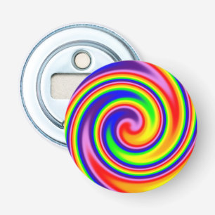 Décapsuleur Tourbillon arc-en-ciel coloré vif Spirale Flou Dou
