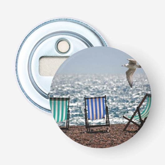 Décapsuleur Transats en bord de mer et Seagull (Devant)