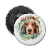 Décapsuleur Treeing Walker Christmas Wreath Festive Pup (Devant)