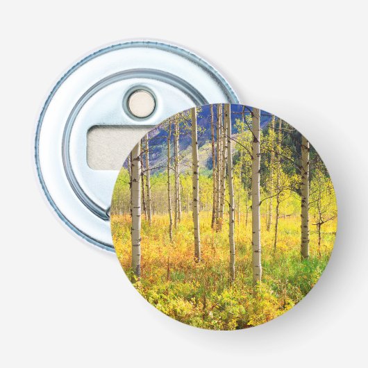 Décapsuleur Trembles en automne dans les Rocheuses (Devant)