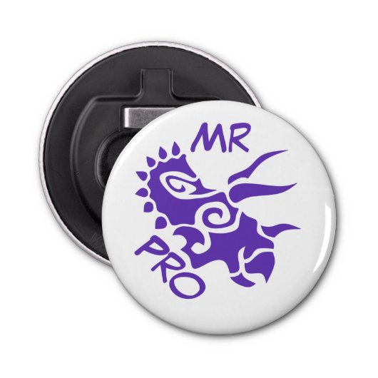 Décapsuleur Tricératops Pro Purple Mister (Devant)