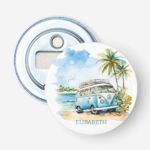 Décapsuleur Tropical Island Retro Blue Bus