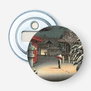 Décapsuleur Tsuchiya Koitsu - Neige au temple de Nezu