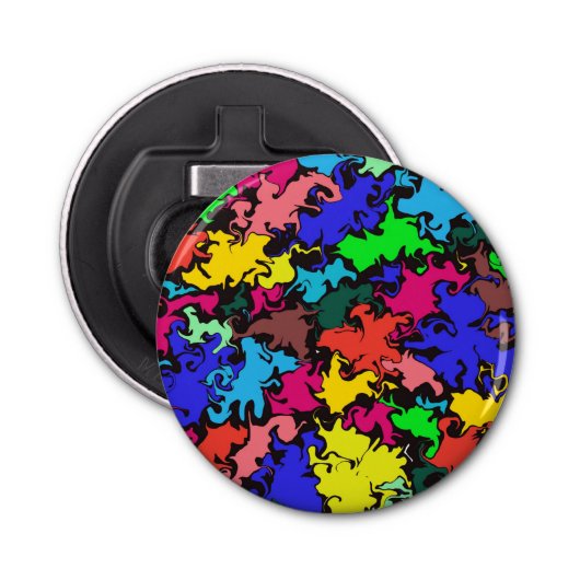 Décapsuleur Twirl coloré Abstrait / (Devant)