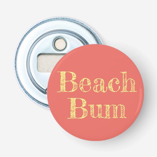 Décapsuleur type mignon et marin de BUM de plage | (Devant)