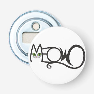 Décapsuleur Typographie de chat Miaou