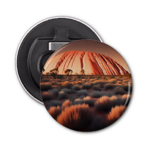 Décapsuleur Uluru "Ayers Rock" Australia Oil Paint,