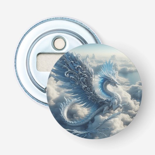 Décapsuleur Un dragon époustouflant entouré de nuages (Devant)