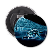 Décapsuleur Un Loup Sur Neige (Devant)