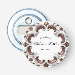 Décapsuleur Un mariage baroque élégant