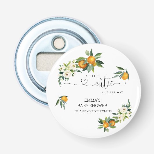 Décapsuleur Un Petit Ouvrage De Bouteille À Bouton Orange Cuti (Devant)