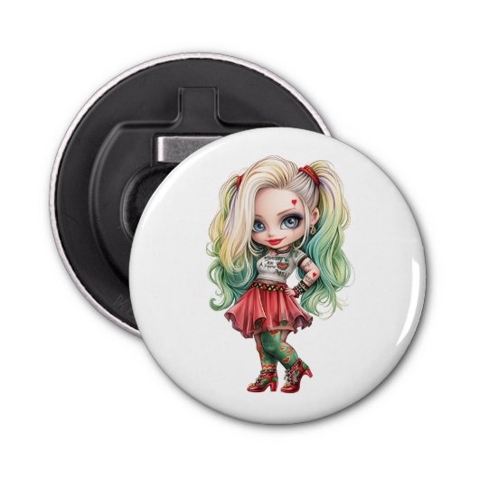 Décapsuleur Une mignonne fille Halloween collection de design (Devant)