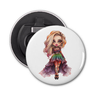 Décapsuleur Une mignonne fille Halloween collection de design 