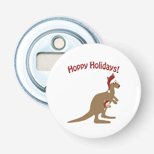 Décapsuleur Vacances chanceuses ! Noël Kangaroo
