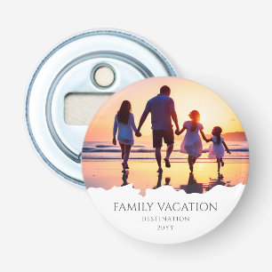 Décapsuleur Vacances en famille élégantes Photo de voyage en