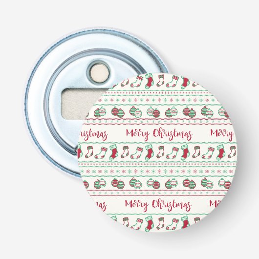 Décapsuleur Vacances Motif de Noël moche (Devant)