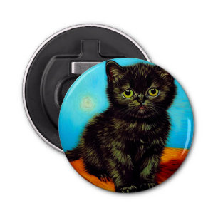 Décapsuleur Van Gogh Style Pouting Kitten