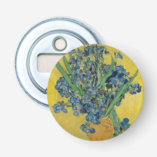 Décapsuleur Vase Van Gogh avec Iris Classic Impressionnisme (Devant)
