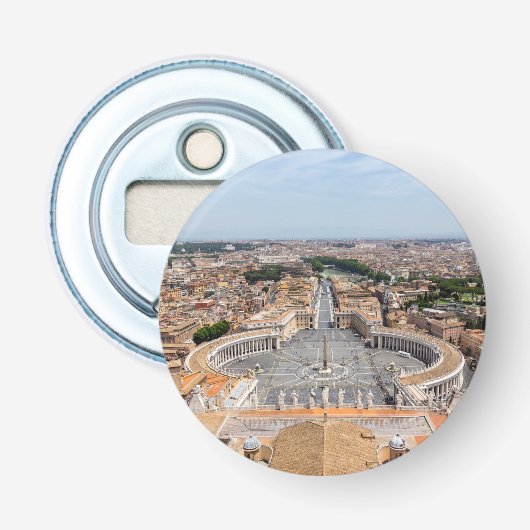 Décapsuleur Vatican, Italie : Vue aérienne Carré de Saint-Pier (Devant)