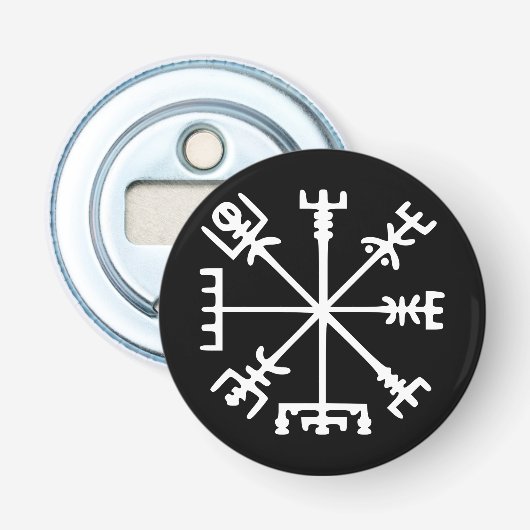 Décapsuleur Vegvísir (boussole de Viking) (Devant)
