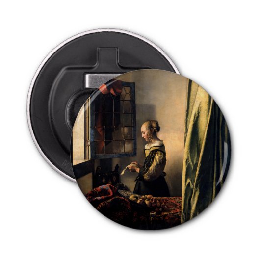 Décapsuleur Vermeer - Fille lisant une lettre à une fenêtre ou (Devant)