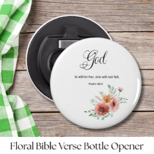 Décapsuleur Verse de la Bible Florale