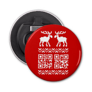 Décapsuleur Vilain Sweater QR Code Bonne année!