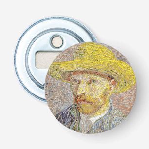 Décapsuleur Vincent van Gogh - Autoportrait au chapeau de pail