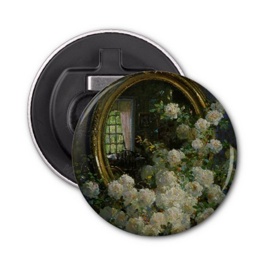 Décapsuleur Vintage Abbott Fuller Graves Fleurs et miroir (Devant)