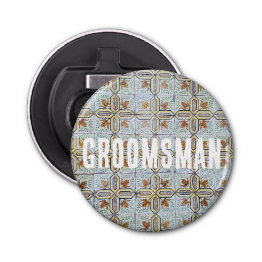 Décapsuleur Vintage Orange Bleu Portugais (Devant)