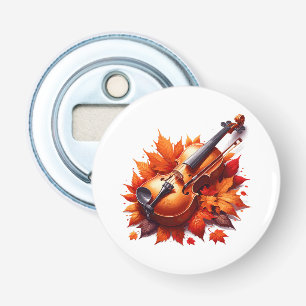 Décapsuleur Violon dans le lit de feuilles